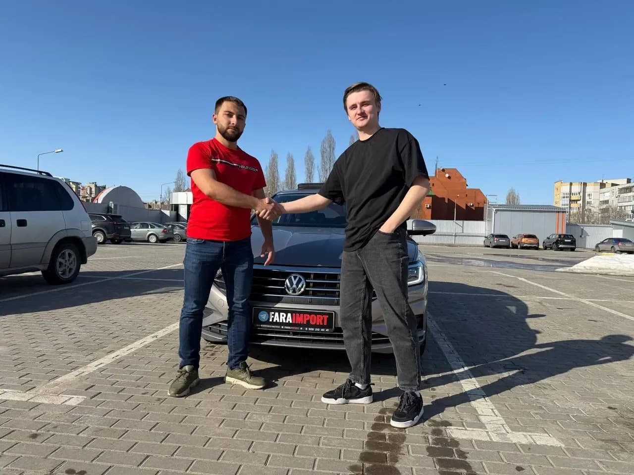 Выдача Volkswagen клиенту ФараИмпорт