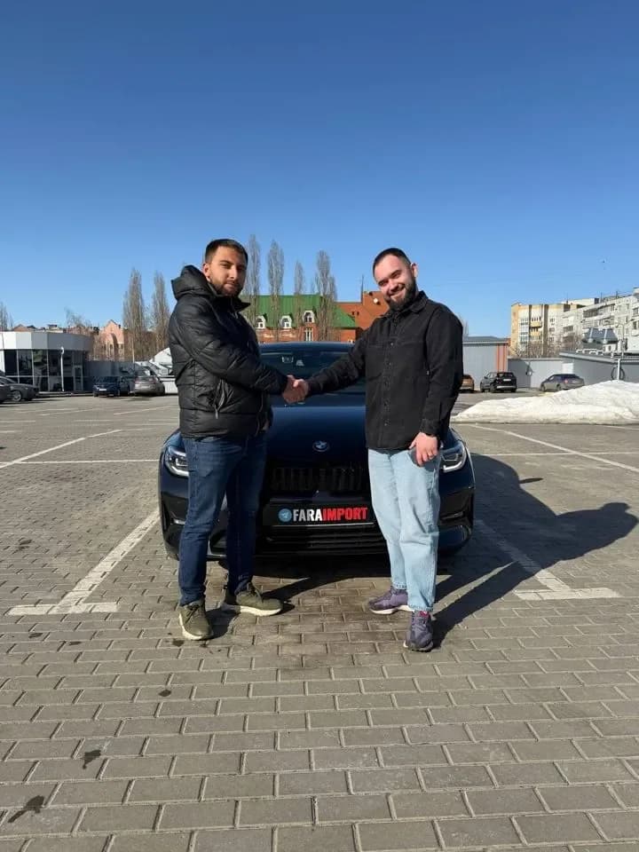 Выдача BMW клиенту ФараИмпорт